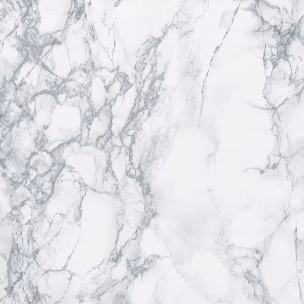 Carrara Smoke Grey Marble Self-Adhesive Vinyl Wrap