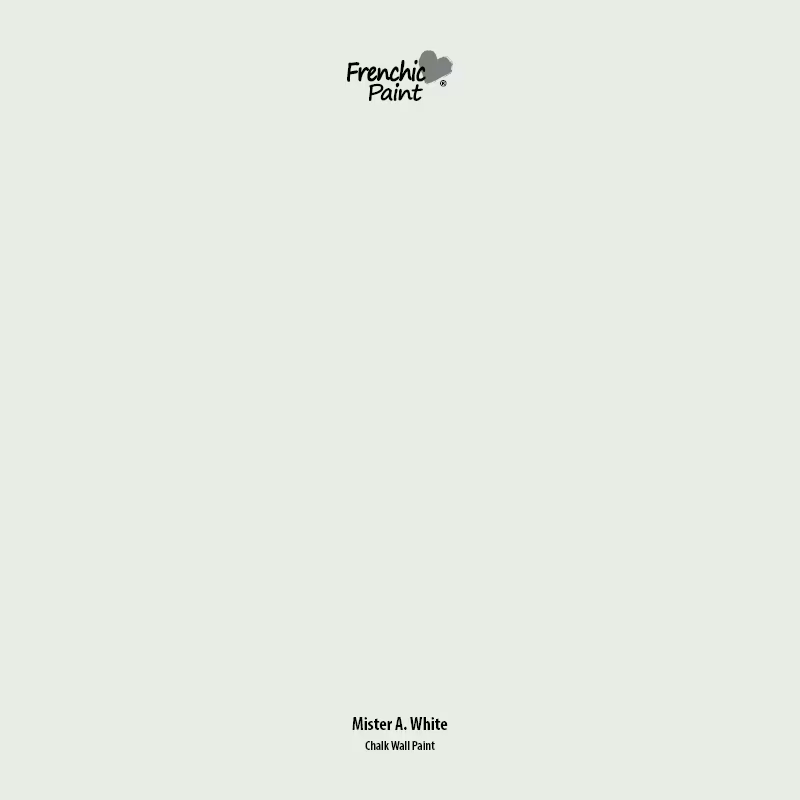 Mister A White - Peel & Stick Paint Sample
